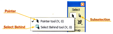 Pointer and selection tools
