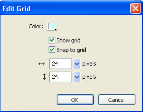 Edit Grid dialog box