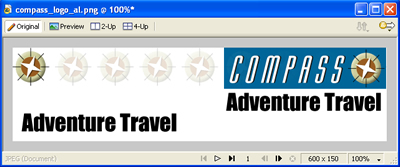 Adventure Travel added below the Compass logo