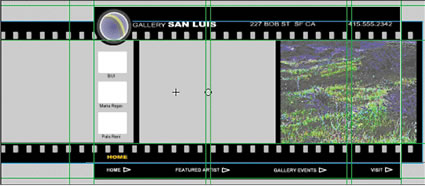 Aligning the Fstrip Events movie clip in the main movie
