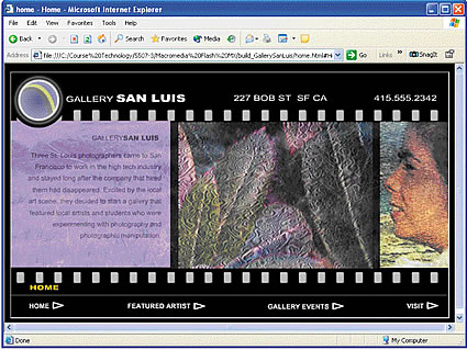 Gallery San Luis published to 100% of the screen