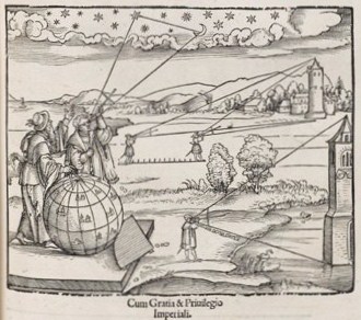 Peter Apianus's trigonometry and geography  (circa 1534)