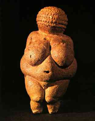 Goddess of Willendorf, ca 25,000-20,000 BCE--Paleolithic