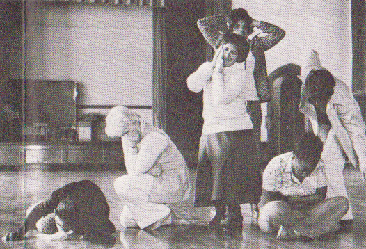 Teachers at an early ISDYT theatre workshop